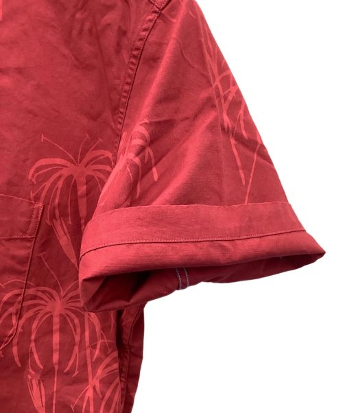 Sun Surf（サンサーフ）Sun Surf (サンサーフ) MAUNA KEA GALLERIES アロハシャツ レッド サイズ:Lの古着・服飾アイテム