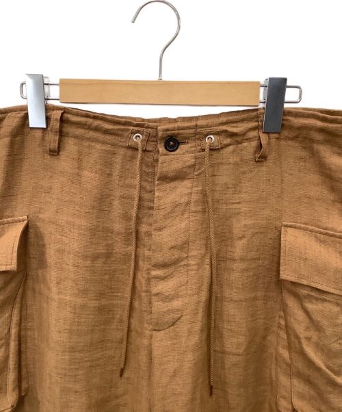 KAPTAIN SUNSHINE（キャプテンサンシャイン）KAPTAIN SUNSHINE (キャプテンサンシャイン) カーゴリネンパンツ ブラウン サイズ:30の古着・服飾アイテム