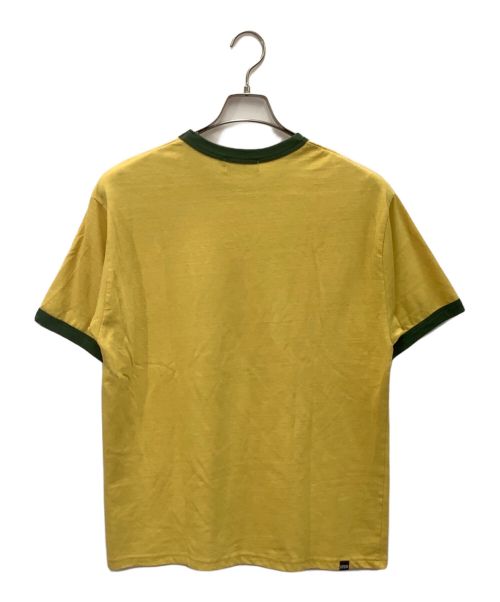 Hysteric Glamour（ヒステリックグラマー）Hysteric Glamour (ヒステリックグラマー) リンガーTシャツ イエロー×グリーン サイズ:Lの古着・服飾アイテム