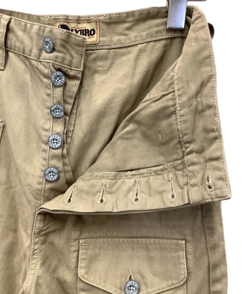 LYBRO（ライブロ）LYBRO (ライブロ) ユーティリティパンツ ベージュ サイズ:W28の古着・服飾アイテム