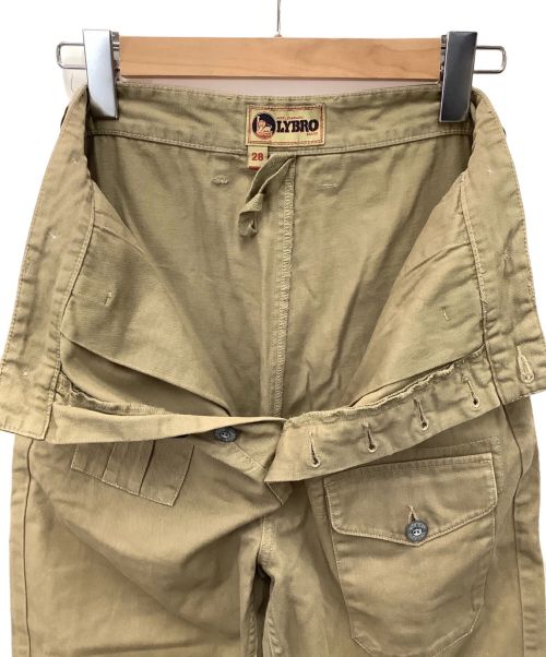 LYBRO（ライブロ）LYBRO (ライブロ) ユーティリティパンツ ベージュ サイズ:W28の古着・服飾アイテム