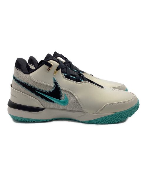 NIKE（ナイキ）NIKE (ナイキ) ナイキ レブロン NXXT GEN AMPD ホワイト×グリーン サイズ:28.5の古着・服飾アイテム