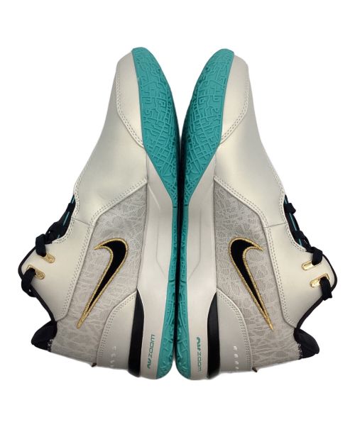 NIKE（ナイキ）NIKE (ナイキ) ナイキ レブロン NXXT GEN AMPD ホワイト×グリーン サイズ:28.5の古着・服飾アイテム