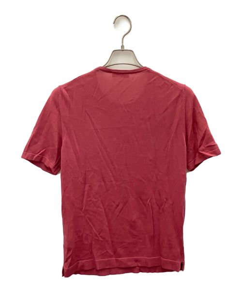 GRAN SASSO（グランサッソ）GRAN SASSO (グランサッソ) 半袖ニット ピンク サイズ:46の古着・服飾アイテム