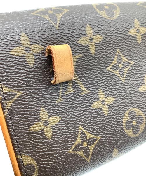 LOUIS VUITTON（ルイ ヴィトン）LOUIS VUITTON (ルイ ヴィトン) ウエストポーチ　ポシェットフロランティーヌ ブラウンの古着・服飾アイテム