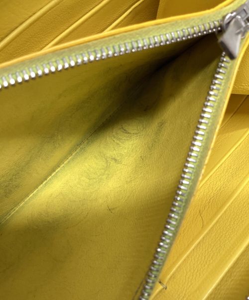 CELINE（セリーヌ）CELINE (セリーヌ) 長財布 イエロー×ブラックの古着・服飾アイテム