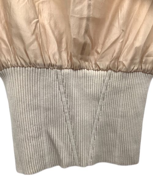 FRAY ID（フレイ アイディー）FRAY ID (フレイ アイディー) ウエストリブシアードレープトップス ピンク サイズ:FREEの古着・服飾アイテム