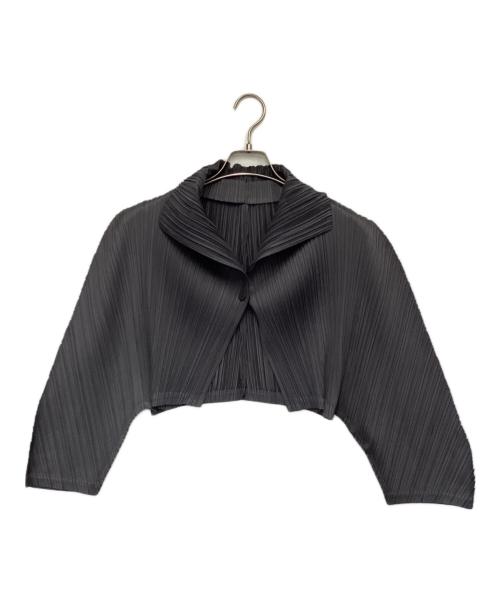 PLEATS PLEASE（プリーツプリーズ）PLEATS PLEASE (プリーツプリーズ) カーディガン グレー サイズ:-の古着・服飾アイテム