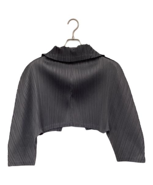 PLEATS PLEASE（プリーツプリーズ）PLEATS PLEASE (プリーツプリーズ) カーディガン グレー サイズ:-の古着・服飾アイテム
