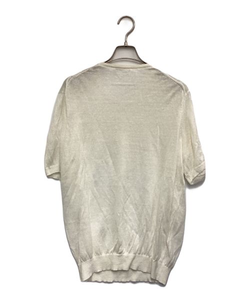 SLOANE（スローン）SLOANE (スローン) 12G リネン天竺半袖クルーネック ホワイト サイズ:５の古着・服飾アイテム
