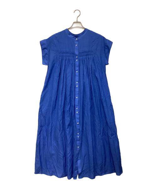 Spick and Span（スピック＆スパン）Spick and Span (スピックアンドスパン) ボイルピンタックワンピース ブルー サイズ:36の古着・服飾アイテム