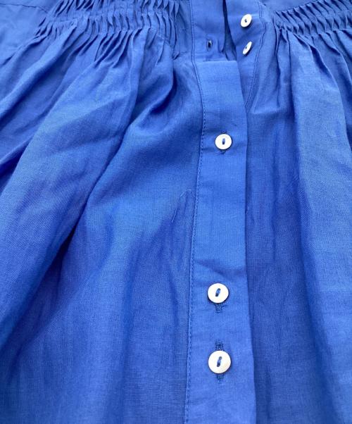 Spick and Span（スピック＆スパン）Spick and Span (スピックアンドスパン) ボイルピンタックワンピース ブルー サイズ:36の古着・服飾アイテム