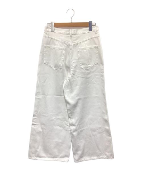 styling/（スタイリング）styling/ (スタイリング) デニムワイドパンツ ホワイト サイズ:1の古着・服飾アイテム