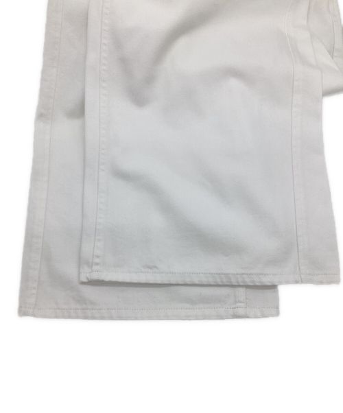 styling/（スタイリング）styling/ (スタイリング) デニムワイドパンツ ホワイト サイズ:1の古着・服飾アイテム