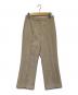 COLUMN（コラム）の古着「フロントスリットフレアパンツ」｜ベージュ