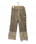中古・古着 COLUMN (コラム) フロントスリットフレアパンツ ベージュ サイズ:36：7000円