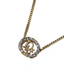 Christian Dior（クリスチャン ディオール）の古着「ロゴネックレス」｜ゴールド