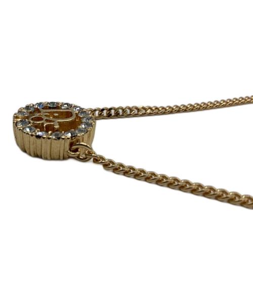 Christian Dior（クリスチャン ディオール）Christian Dior (クリスチャン ディオール) ロゴネックレス ゴールドの古着・服飾アイテム