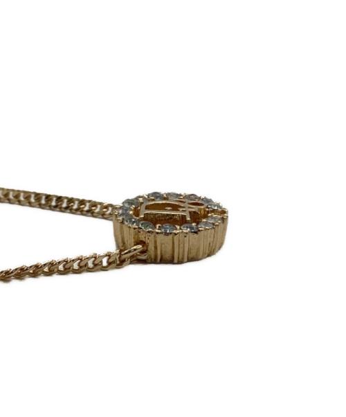 Christian Dior（クリスチャン ディオール）Christian Dior (クリスチャン ディオール) ロゴネックレス ゴールドの古着・服飾アイテム