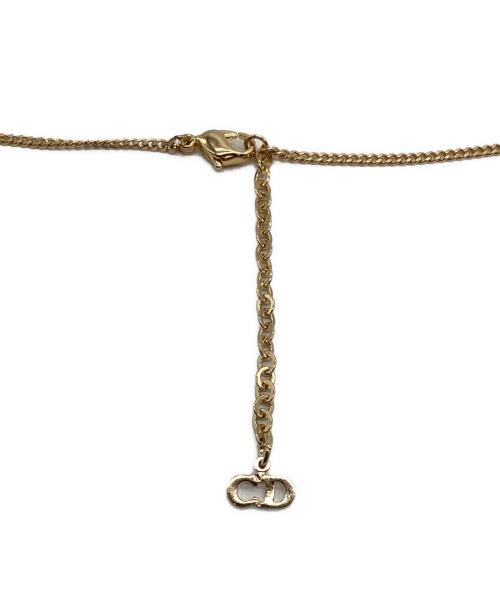Christian Dior（クリスチャン ディオール）Christian Dior (クリスチャン ディオール) ロゴネックレス ゴールドの古着・服飾アイテム