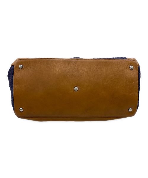 zanellato（ザネラート）zanellato (ザネラート) メッセンジャーバッグ ネイビー×ブラウンの古着・服飾アイテム