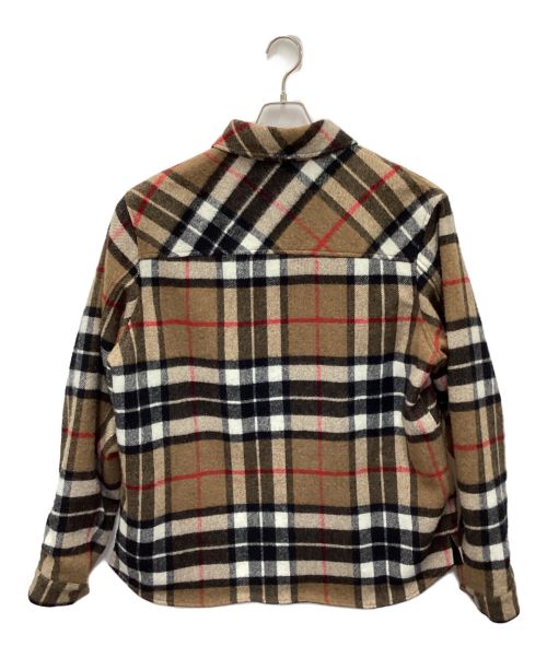 WE11DONE（ウェルダン）WE11DONE (ウェルダン) チェックアノラックシャツ ベージュ サイズ:Mの古着・服飾アイテム