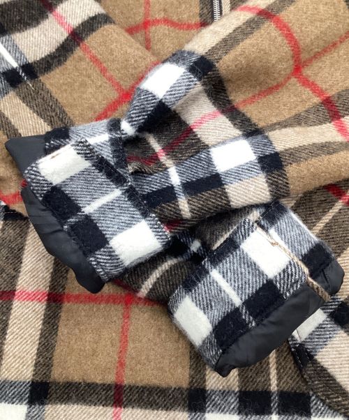 WE11DONE（ウェルダン）WE11DONE (ウェルダン) チェックアノラックシャツ ベージュ サイズ:Mの古着・服飾アイテム