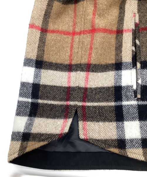 WE11DONE（ウェルダン）WE11DONE (ウェルダン) チェックアノラックシャツ ベージュ サイズ:Mの古着・服飾アイテム