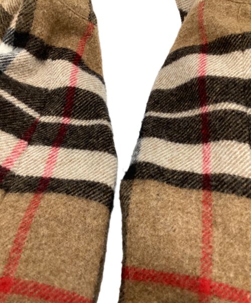 WE11DONE（ウェルダン）WE11DONE (ウェルダン) チェックアノラックシャツ ベージュ サイズ:Mの古着・服飾アイテム