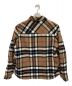 WE11DONE (ウェルダン) チェックアノラックシャツ ベージュ サイズ:M：26000円