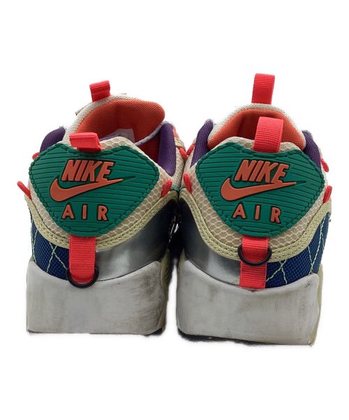 NIKE（ナイキ）NIKE (ナイキ) AIR MAX 90 MOUNTAINEERING（エア マックス 90 マウンテニアリング） ベージュ×レッド×パープル サイズ:US9の古着・服飾アイテム