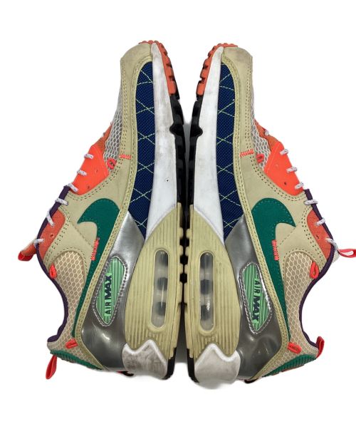 NIKE（ナイキ）NIKE (ナイキ) AIR MAX 90 MOUNTAINEERING（エア マックス 90 マウンテニアリング） ベージュ×レッド×パープル サイズ:US9の古着・服飾アイテム
