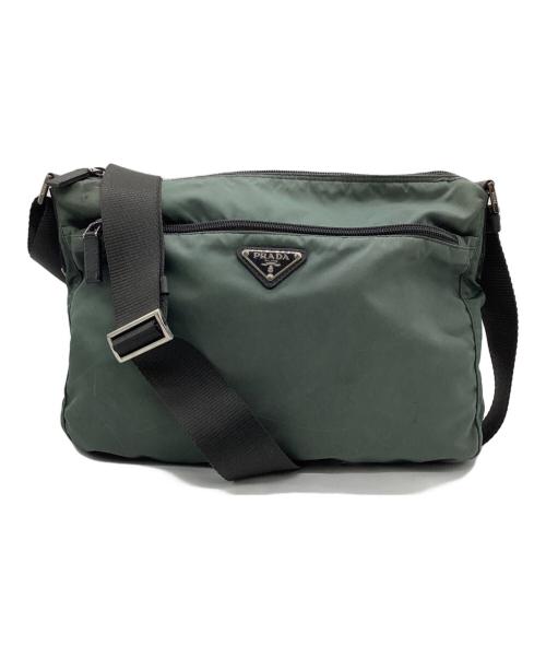 PRADA（プラダ）PRADA (プラダ) ショルダーバッグ グリーンの古着・服飾アイテム