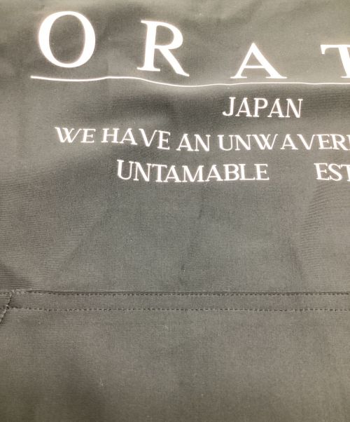 orata（オラータ）orata (オラータ) RUSH PULLOVER HOODIE（ラッシュ プルオーバー フーディー） ブラック サイズ:2の古着・服飾アイテム