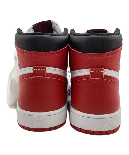 NIKE（ナイキ）NIKE (ナイキ) AIR JORDAN 1 RETRO HIGH OG（エア ジョーダン 1 レトロ ハイ オージー） レッド×ホワイト サイズ:27cm 未使用品の古着・服飾アイテム