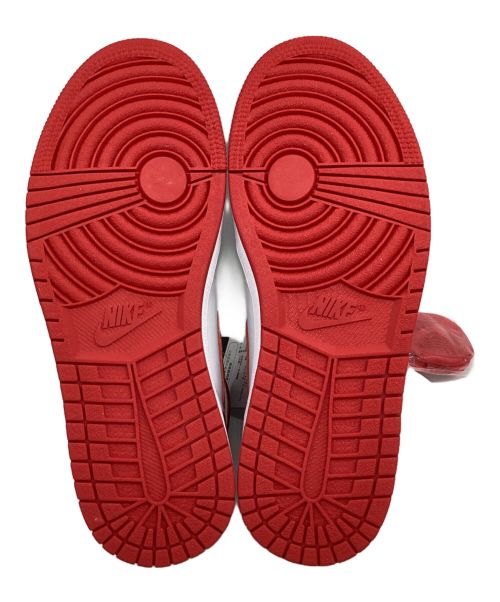 NIKE（ナイキ）NIKE (ナイキ) AIR JORDAN 1 RETRO HIGH OG（エア ジョーダン 1 レトロ ハイ オージー） レッド×ホワイト サイズ:27cm 未使用品の古着・服飾アイテム