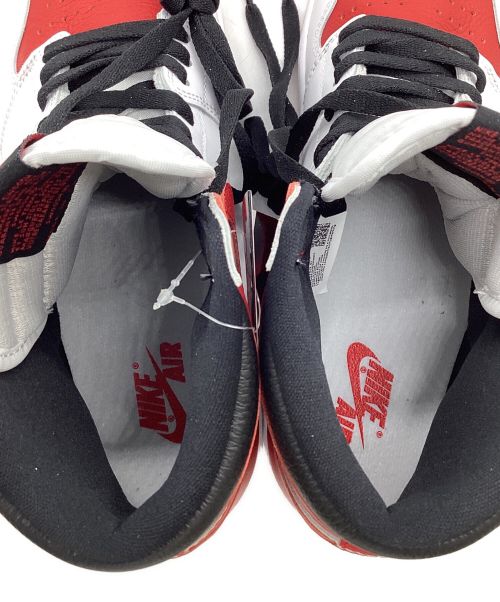 NIKE（ナイキ）NIKE (ナイキ) AIR JORDAN 1 RETRO HIGH OG（エア ジョーダン 1 レトロ ハイ オージー） レッド×ホワイト サイズ:27cm 未使用品の古着・服飾アイテム