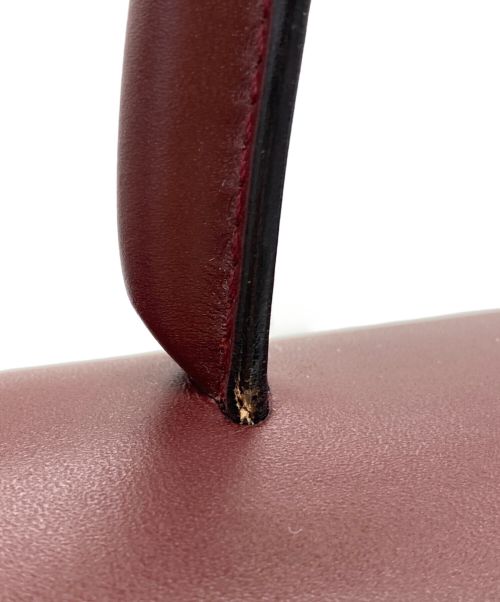 Cartier（カルティエ）Cartier (カルティエ) ハンドバッグ ボルドーの古着・服飾アイテム