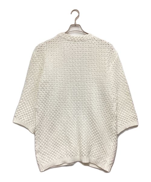 GALLARDA GALANTE（ガリャルダガランテ）GALLARDA GALANTE (ガリャルダガランテ) アイレットロングカーディガン ホワイト サイズ:FREEの古着・服飾アイテム