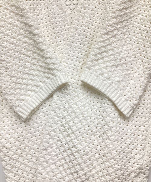 GALLARDA GALANTE（ガリャルダガランテ）GALLARDA GALANTE (ガリャルダガランテ) アイレットロングカーディガン ホワイト サイズ:FREEの古着・服飾アイテム