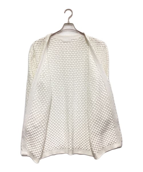 GALLARDA GALANTE（ガリャルダガランテ）GALLARDA GALANTE (ガリャルダガランテ) アイレットロングカーディガン ホワイト サイズ:FREEの古着・服飾アイテム