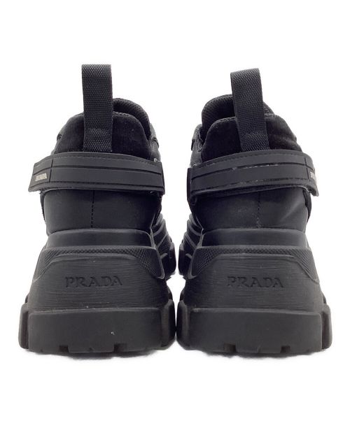 PRADA（プラダ）PRADA (プラダ) ペガサス　スニーカー ブラック サイズ:36 1/2の古着・服飾アイテム