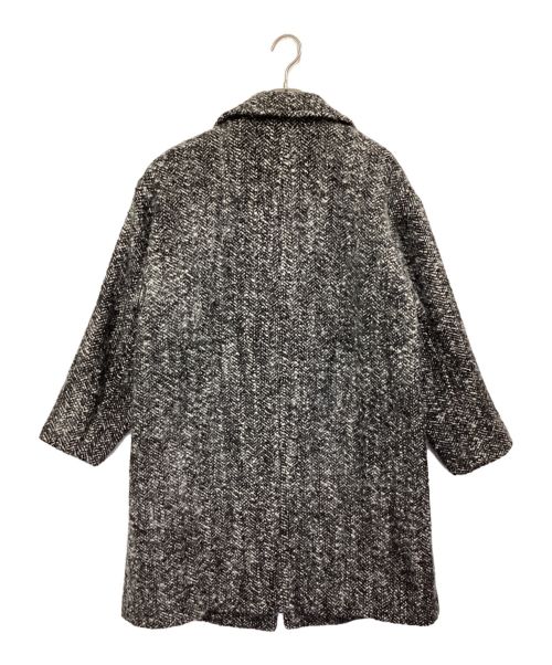 MACKINTOSH PHILOSOPHY（マッキントッシュ フィロソフィー）MACKINTOSH PHILOSOPHY (マッキントッシュフィロソフィー) ツイードチェスターコート グレー サイズ:36の古着・服飾アイテム