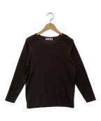 JIL SANDERジルサンダー）の古着「ハイゲージ ウールニット」｜ブラウン