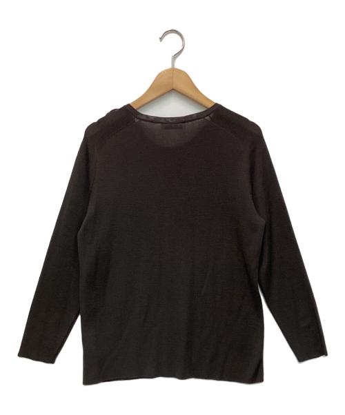 JIL SANDER（ジルサンダー）JIL SANDER (ジルサンダー) ハイゲージ ウールニット ブラウン サイズ:40の古着・服飾アイテム