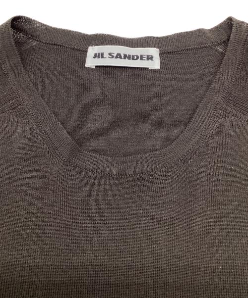 JIL SANDER（ジルサンダー）JIL SANDER (ジルサンダー) ハイゲージ ウールニット ブラウン サイズ:40の古着・服飾アイテム