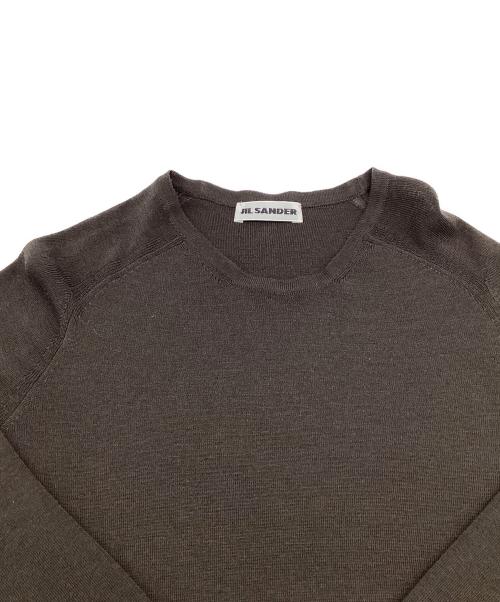JIL SANDER（ジルサンダー）JIL SANDER (ジルサンダー) ハイゲージ ウールニット ブラウン サイズ:40の古着・服飾アイテム