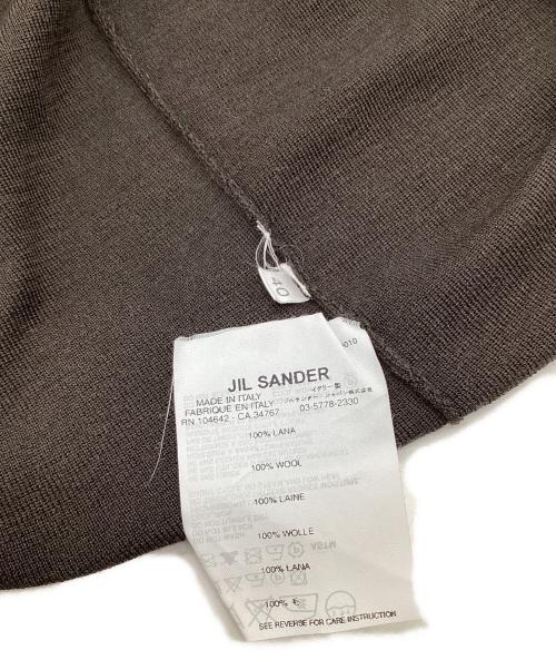 JIL SANDER（ジルサンダー）JIL SANDER (ジルサンダー) ハイゲージ ウールニット ブラウン サイズ:40の古着・服飾アイテム