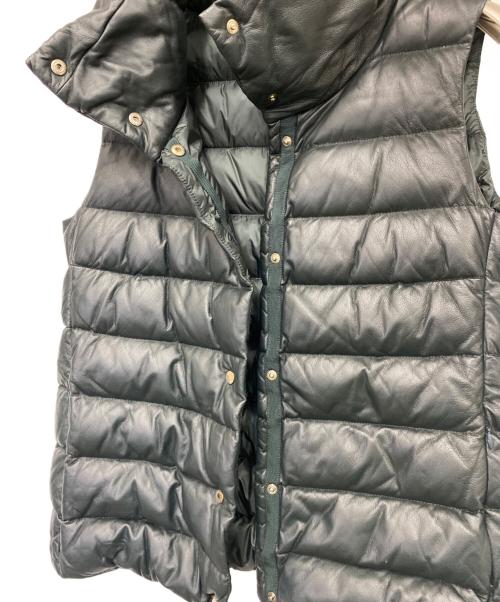 MONCLER（モンクレール）MONCLER (モンクレール) ダウンベスト グリーン サイズ:1の古着・服飾アイテム