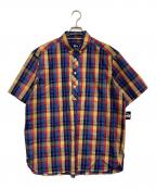 stussyステューシー）の古着「Chucky Plaid Pullover Shirt（チャッキー プラッド プルオーバー シャツ）」｜マルチカラー